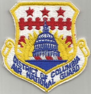 Usaf/ang Vintage Air National Guard District Of Columbia 3.  5 " Patch - Nos