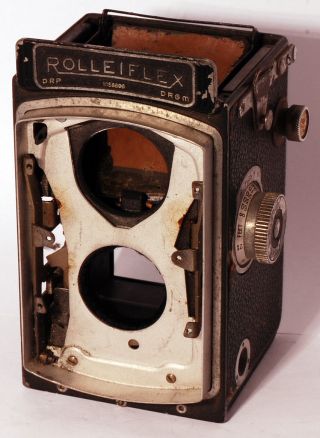 Rollei Rolleiflex Drp Drgm Medium Format Tlr Camera Body Only -