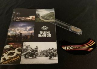 2017 Hog Harley Owners Group Pkg: Patch,  Pin,  Membership Guide &touring Handbook