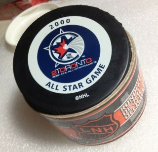 2000 Nhl All - Star Game - Toronto Maple Leafs Official Inglas Game Puck