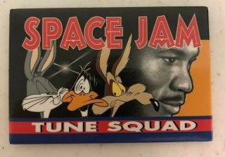 Michael Jordan Space Jam Tune Squad Magnet Bugs Bunny Daffy Duck Collectible