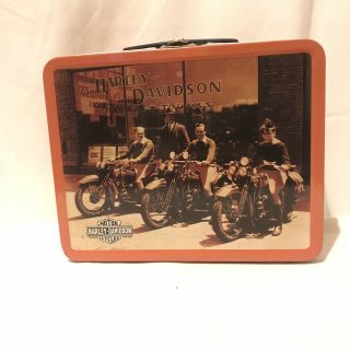 Harley Davidson Collectible Metal Lunch Box