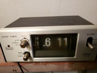 Copal Mg - 111 Digital Flip Clock Timer Vintage 1960 