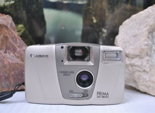 Vintage Point And Shoot Camera Canon Prima Bf 800 Japan Lens Compact 35mm Film