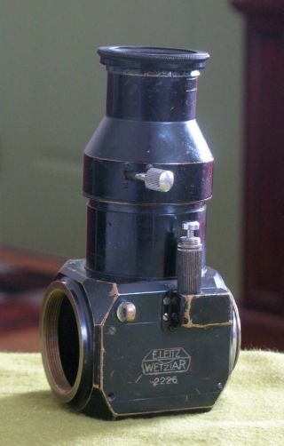 Vintage Leica Leitz Very Early Pre War 35mm Reflex Housing Screw Mount Germany