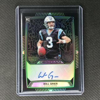 2019 Obsidian Will Grier Rookie Auto Green 41/50
