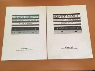 Sansui 5000a Receiver Operating / Service Manuals & Schematics Factory