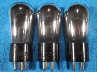 Cunningham Cx - 301 - A Group Of Three Type 01 - A Globe Shape Tubes.