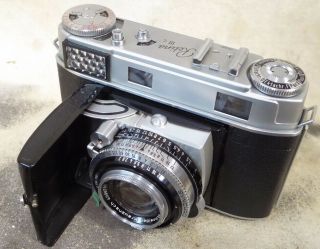 Vtg Kodak Retina Iiic 35mm Rangefinder Camera Schneider Xenon 50mm F/2 Lens Read