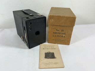 Vintage Antique Kodak Brownie No.  2a Box Camera B7
