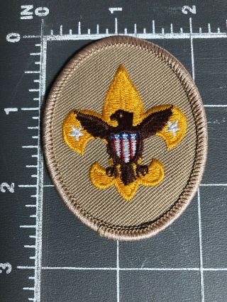 Vintage Boy Scouts Of America Bsa Tenderfoot Rank Patch Insignia Badge Tan