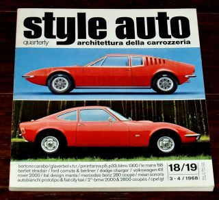 Style Auto 18/19 Architettura Della Carrozzeria - Softbound 1968 - English Ed