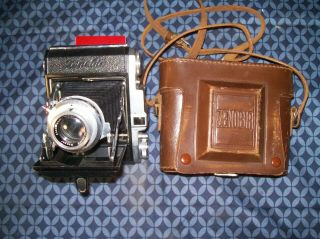 Zenobia Folding Camera W/ 75 Mm F3.  5 Hespar Lens