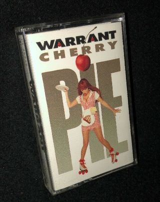 Warrant “cherry Pie” Vintage 1990 Cassette Tape,  Complete And Htf Ex Minty
