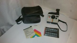 Vintage Poloroid Land Camera Rainbow One Step Film Sx - 70 Usa