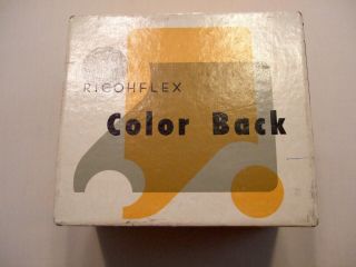 Ricohflex Color Back W Instructions
