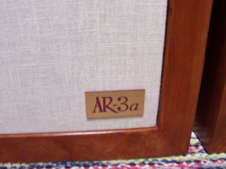 Acoustic Reseach Speaker,  Ar - 3a Replacement Logo Plates - Pair