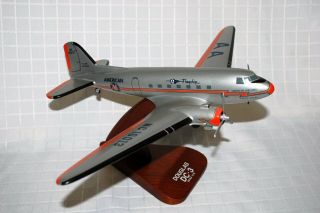 American Airlines Dc - 3 Flagship " Virginia " 1/72 Scale Desktop Airplane Model