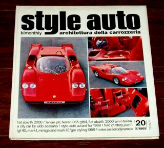 Style Auto 20 Architettura Della Carrozzeria - Hardbound 1969 - English Ed