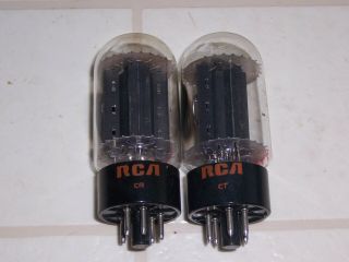 2 Rca 6l6gc Radio Vacuum Tubes,