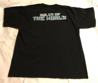 Vintage 1990s Sid Vicious World Championship Wrestling WCW Black T Shirt Sz XL 3