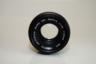 Olympus Zuiko Mc Auto - S F1.  8 50mm Om - System Lens