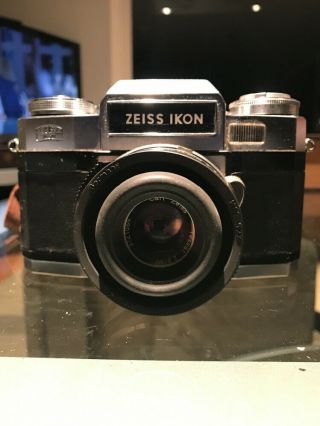 Early Zeiss Ikon Contaflex S Matic 35mm Camera with Zeiss Tessar 2.  8/50mm lens 2