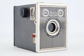 Antique Agfa Ansco Shur Shot Box 120 Roll Film Camera V18