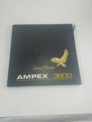 Grandmaster Ampex 3600 10 - 1/2 " Reel To Reel Tape 1mil Backcoated Olivia Barbara