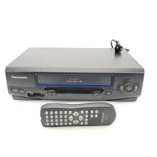 Panasonic Omnivision Vcr Vhs Player With Remote Pv - V4021