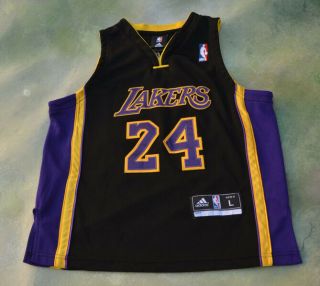 Adidas Nba Los Angeles Lakers Kobe Bryant 24 Jersey Size Youth L.