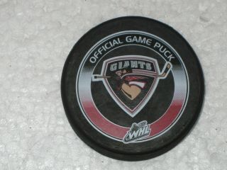 Vancouver Giants Official Game Puck Whl Western Hockey League Circa 2010