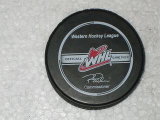 PRINCE GEORGE COUGARS OFFICIAL GAME PUCK WHL circa 2010 2