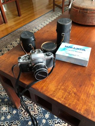 Miranda Fv Camera.  With Accessories And Lenses