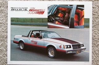 Color Photo 1981 Indianapolis 500 Buick Pace Car