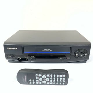Panasonic Omnivision Vcr Vhs Player With Remote Pv - V4021