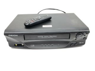 Orion Vr213 Vcr Vhs Player/recorder With Remote.  Great