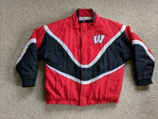 Vintage 90s Apex One - Wisconsin Badgers Red & Black Men 