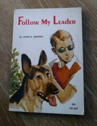 Follow My Leader Vintage Paperback Book By James B.  Garfield (c) 1957