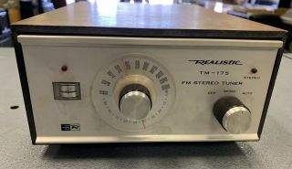 Vintage Realistic Tm - 175 Fm Stereo Tuner