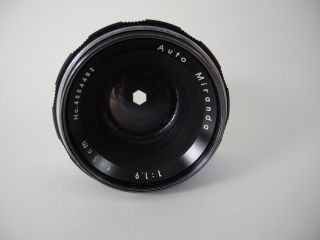 Miranda Auto 5cm F1.  9 Lens Film Great Gives Results