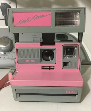 Polaroid 600 Cool Cam Instant Land Camera - Pink & Gray