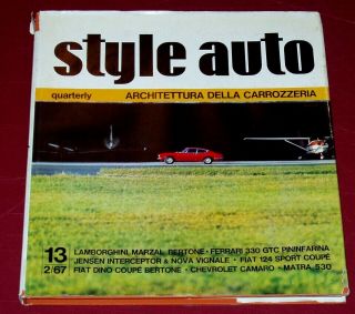 Style Auto 13 Architettura Della Carrozzeria - Hardbound 1967 W Dj - English Ed