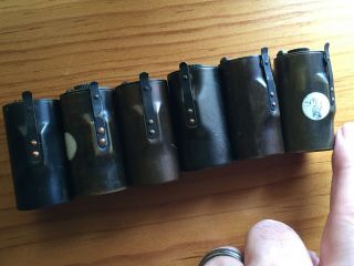 Leica Filca Type Six Brass Film Cassettes,  Fit Ernst Leitz Screw Mount Cameras1