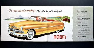 1950 MERCURY FULL LINE SALES FOLDER 11 