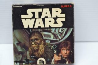 Star Wars 8 Film 1977,  Black & White And Selected Scenes {b86}