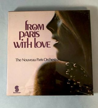 From Paris With Love 7.  5 Reel To Reel Tape Nouveau Paris Orchestra French