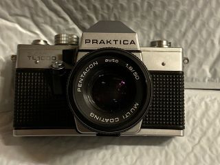 German Praktica Tl 1000 Camera,  Lens Pentacon Auto 1.  8/50