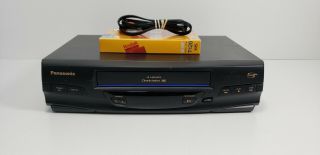 Panasonic Pv - V4020 Vcr 4 - Head Video Cassette Recorder Vhs Player