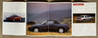 1991 Ford Capri Australian sales brochure plus spec sheet 3